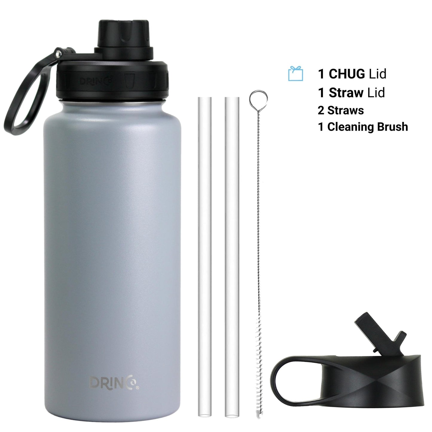 Premium 32oz Stainless Steel Insulated Water Bottle – DRINCO®