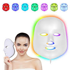 🌟 Elevare Glow™ LED Light Therapy Face Mask – 7 Colors