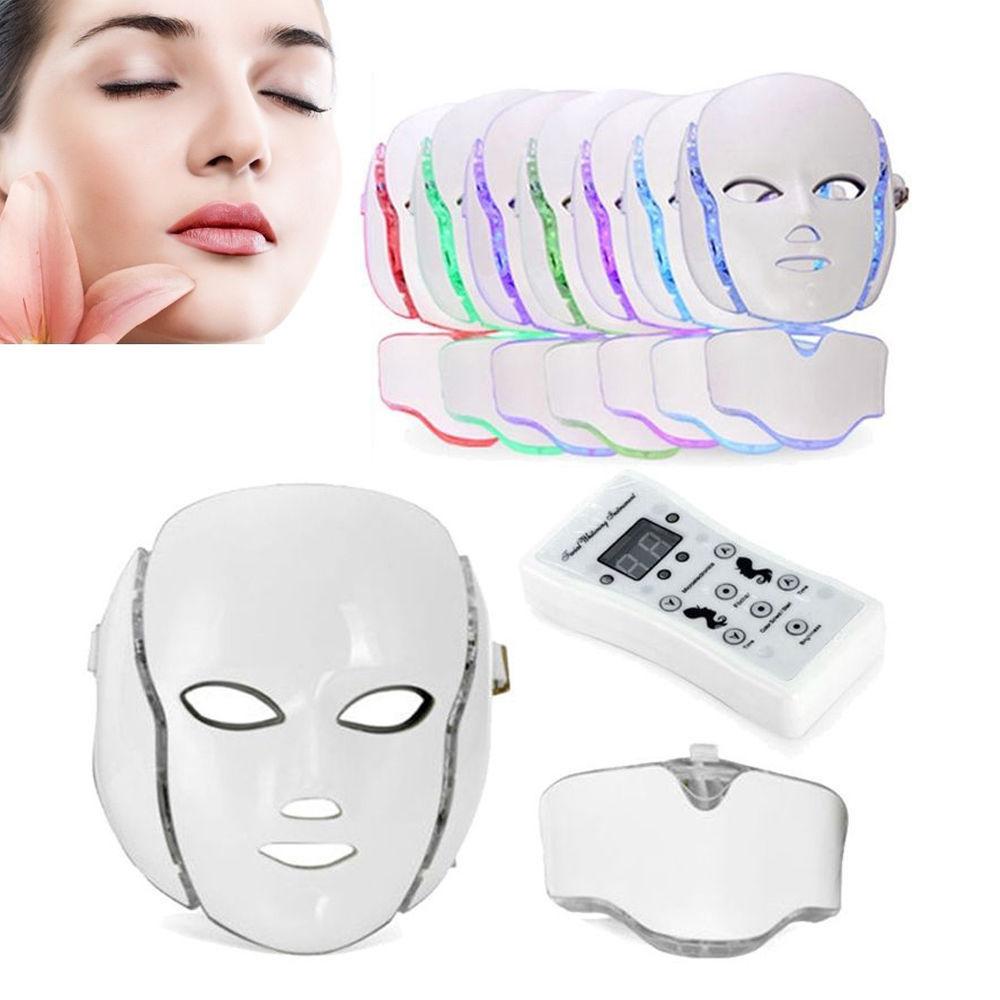 🌟 Elevare Glow™ LED Light Therapy Face Mask – 7 Colors